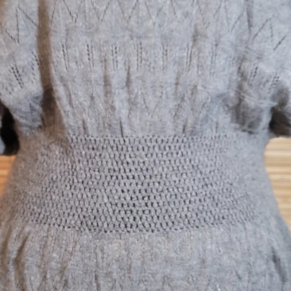 Soft Patterned Knit Sweater Dress - Picture 7 of 13